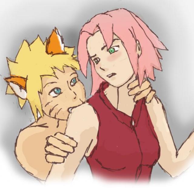 Kitty Naruto and Sakura